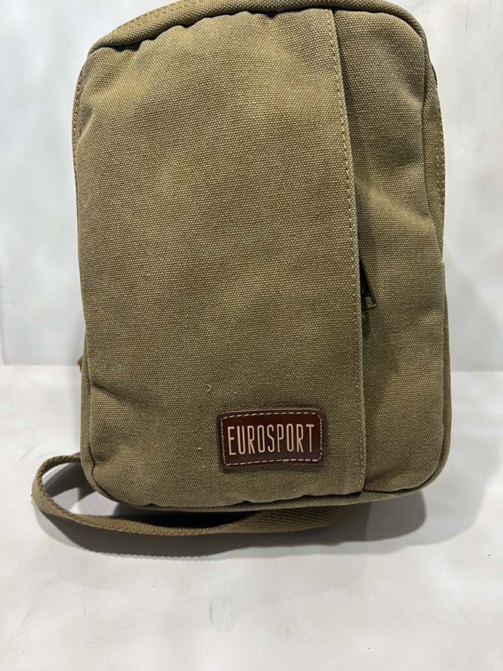 Men’s Tan Canvas Belt Bag